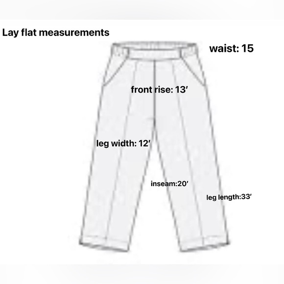 LES BABIES Lace White Cropped Pants - Size M - Picture 8 of 8